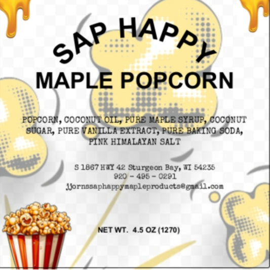 Maple glazed popcorn