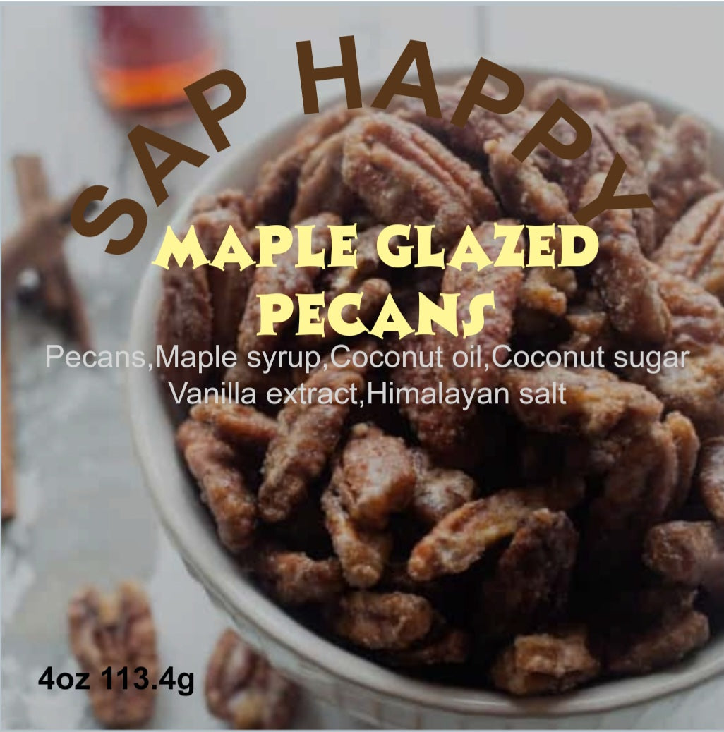 Maple Glazed Pecans 4oz