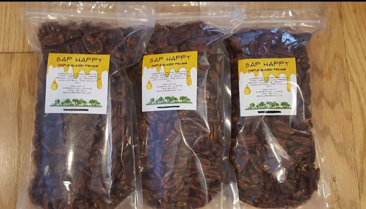 Maple Glazed Pecans 1lb